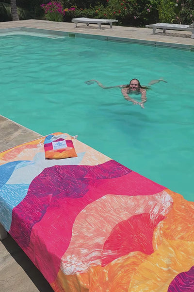 SooBluu reishanddoek repreve strandlaken recycled