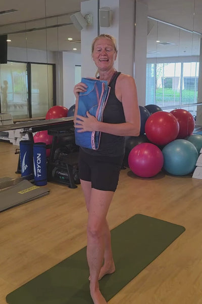 Yoga Antislip Handdoek LOTUS - 183 x 68  cm