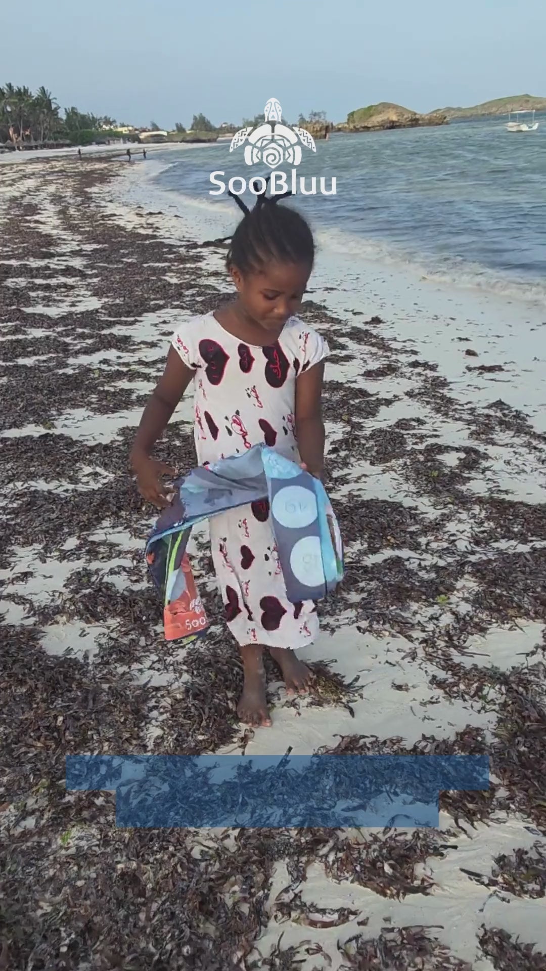 SooBluu game reishanddoek kinderen oceaan plastic flessen recycled 