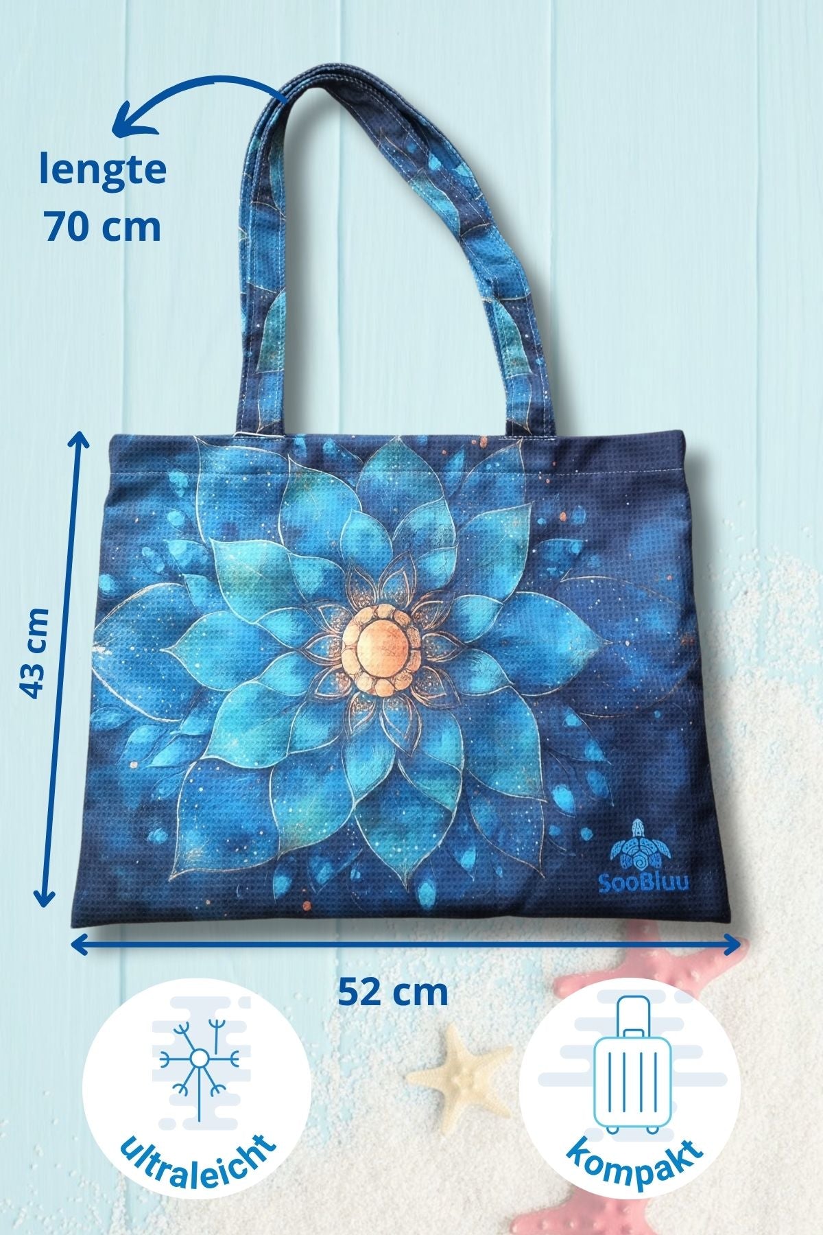 SooBluu lotus strandtas repreve recycled pet flessen