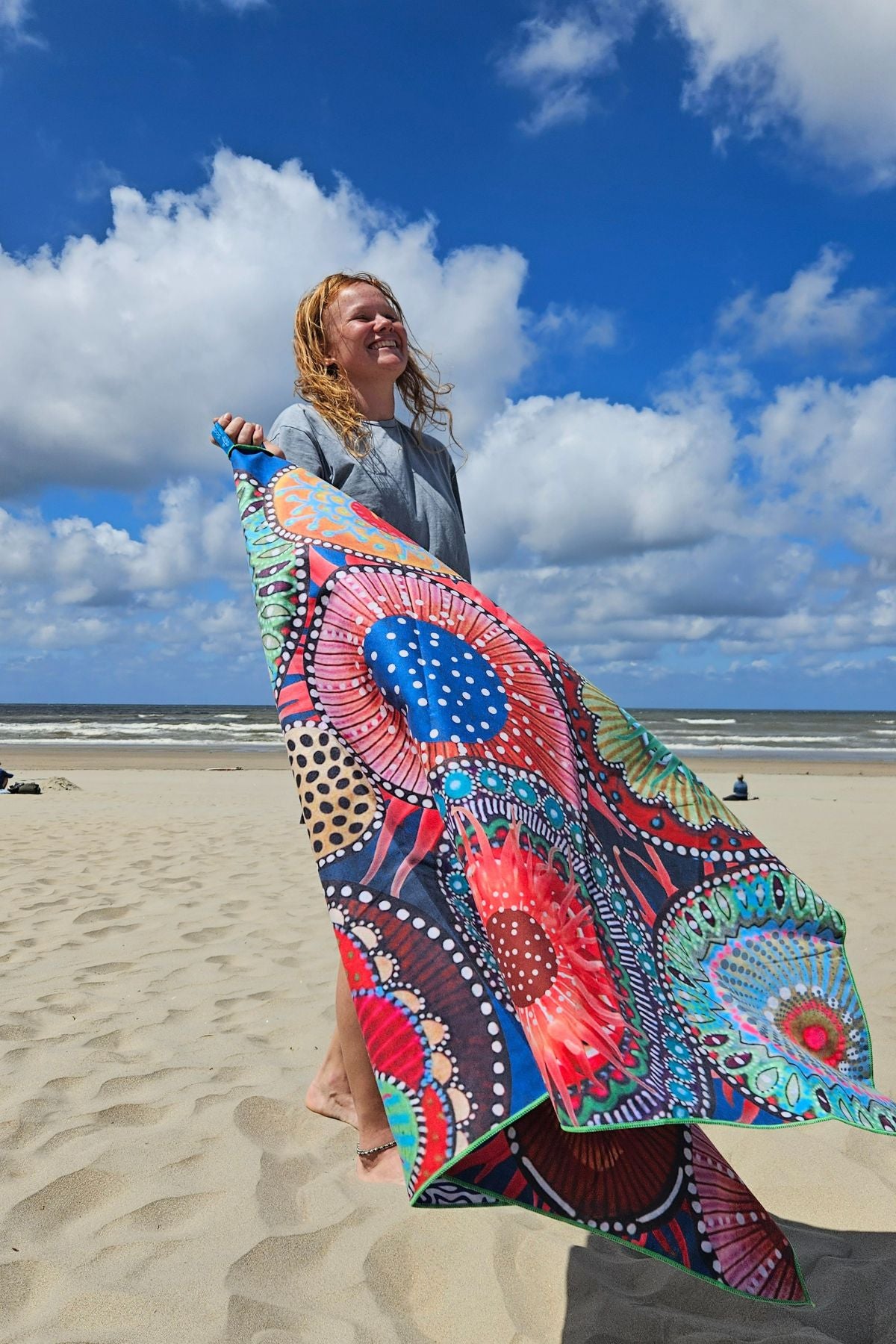 Anemon sneldrogend reishanddoek strand