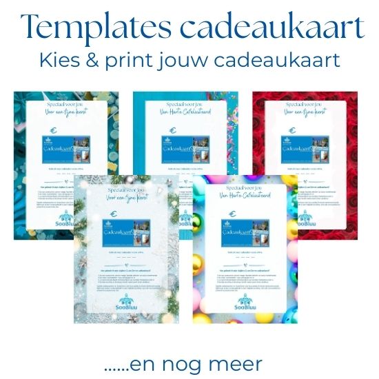 soobluu duurzame giftcard templates