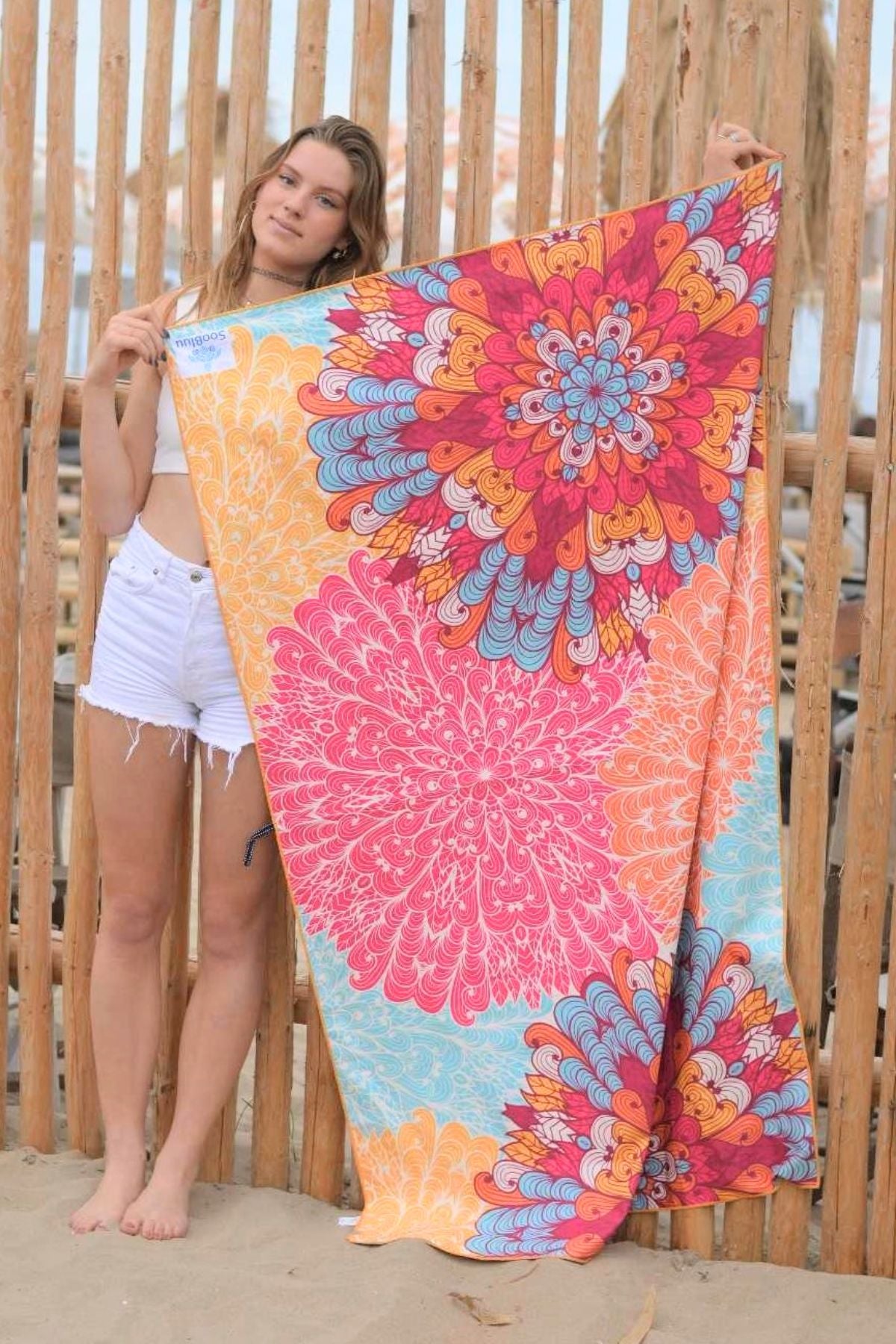 Quick-drying travel towel or beach towel 'MALA' - 100 x 160