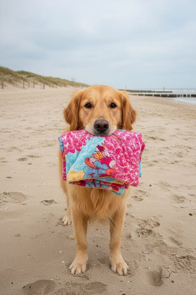 Hondenhanddoek - duurzaam van gerecycled plastic - 100 x 50 cm